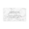 Minimalist White Marble Gold Frame Business Card
