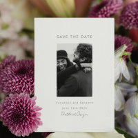 Minimalist White Photo Portrait Wedding Couple