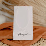 Minimalist Will You Be My Flower Girl Gift Bag<br><div class="desc">Everleigh Collection - Minimalist design featuring a modern stylish script.</div>