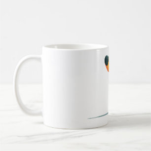 Minimalist Woman and Dog Illustration Gift for Dog Coffee Mug
