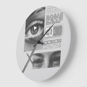 Minimalist Wood Wall Clock – 10"