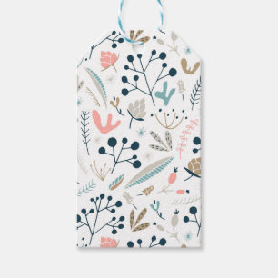 Minimalist Woodland Forest Leaves Gift Tags