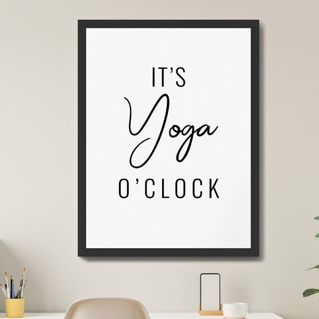 Minimalist Yoga Art – Customisable Inspirational Poster (Creator Uploaded)