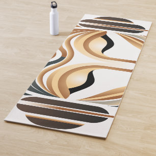 Minimalist Zen Music Goddess Geometric Abstract Yoga Mat