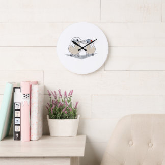 minimalistful Arctic Tern Love Clock