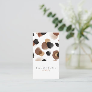 Minimalistic   Abstract   Leopard Business Card