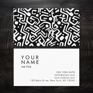 Minimalistic Abstract Pattern Business Card