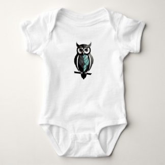 Minimalistic Baby Owl Bodysuit