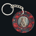 Minimalistic Birthday Gifts For Boyfriend Photo  Key Ring<br><div class="desc">this custom photo floral keychain highlights custom imagery through botanical artistry, delivering emotional resonance . .party favour , family photo keychain , tribute gift , Surprise birthday present , anniversary gift for couple , anniversary surprise , gift for boyfriend , gifts for husband , graduation gifts for her , gifts...</div>