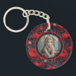 Minimalistic Birthday Gifts For Boyfriend Photo  Key Ring<br><div class="desc">this custom photo floral keychain highlights custom imagery through botanical artistry, delivering emotional resonance . .party favour , family photo keychain , tribute gift , Surprise birthday present , anniversary gift for couple , anniversary surprise , gift for boyfriend , gifts for husband , graduation gifts for her , gifts...</div>