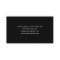 Minimalistic Black & White Piano Key Business Card
