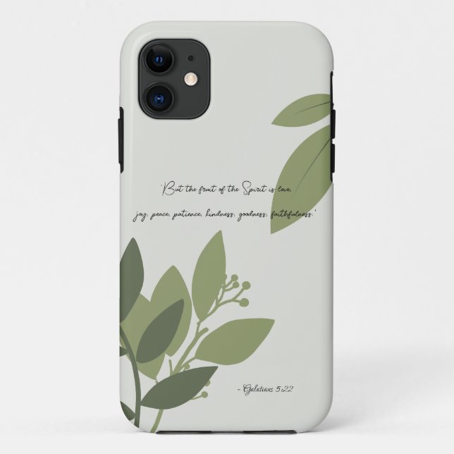 Minimalistic Blessings: Personalizable Faith Wrap Case-Mate iPhone Case (Back)