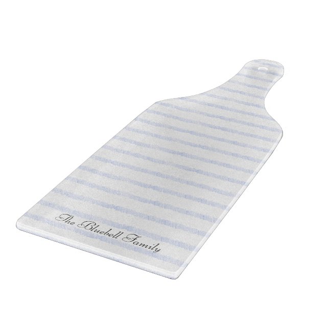 Minimalistic Blue Stripes Farm Chic Board (Corner)