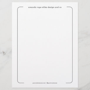 Minimalistic Branding Interior Design Studio Flyer