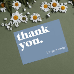Minimalistic Cards Small Business Thank You Cards
