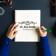 Minimalistic cat veterinary profession business