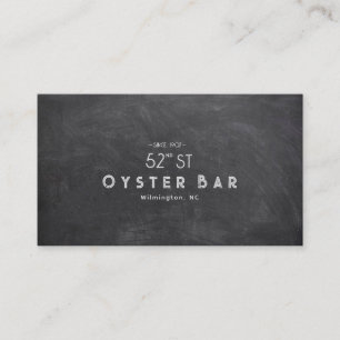 Minimalistic Chalkboard Style Business Card