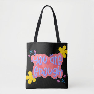 Minimalistic chic design tote bag