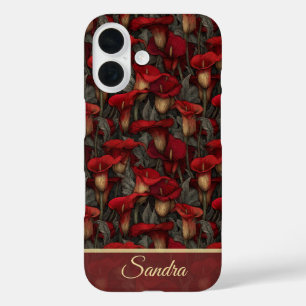 Minimalistic Christmas Gift Calla Lilies Floral iPhone 16 Case