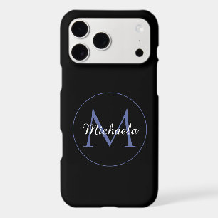 Minimalistic circle modern monogram initial name