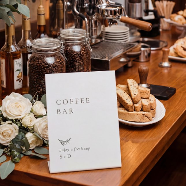 Minimalistic Coffee Bar Wedding Sign (Creator Uploaded)