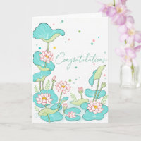 Minimalistic congratulatory
