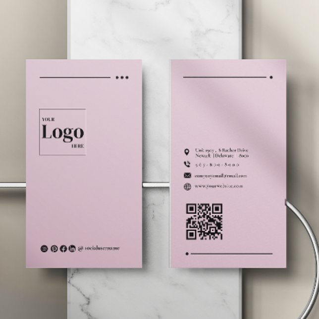 Minimalistic Contemporary Company Business Card (Creator Uploaded)