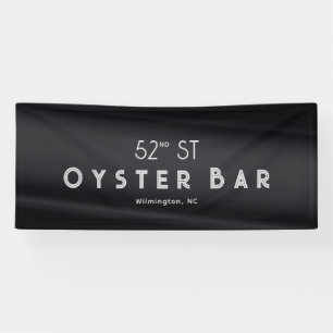 Minimalistic Deco Style   Black Pearl Banner