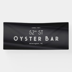 Minimalistic Deco Style   Black Pearl Banner