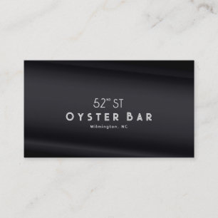 Minimalistic Deco Style   Black Pearl Business Card
