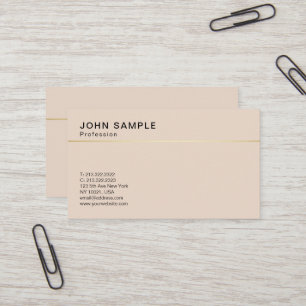 Minimalistic Design Elegant Colour Creative Business Card