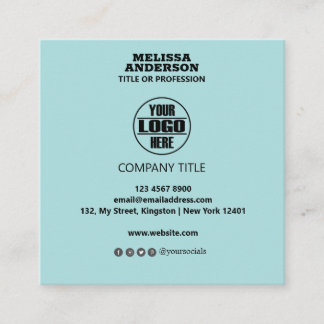 Minimalistic Dual Tone Business Card