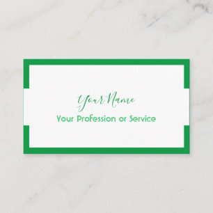 Minimalistic frame design for elegant services! bu business card