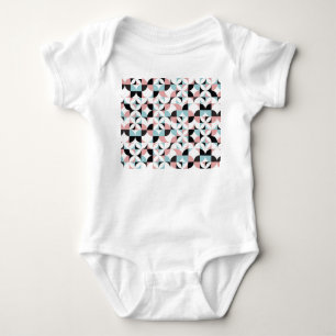 Minimalistic geometry, Scandinavian style artwork. Baby Bodysuit