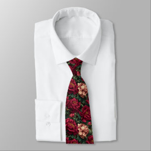 Minimalistic Gifts For Men Peonies Tie