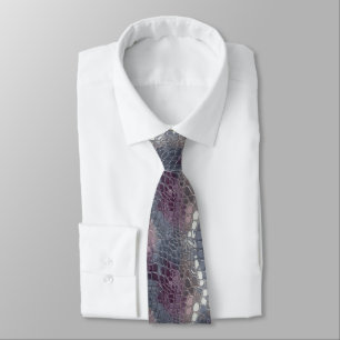 Minimalistic Graduation Gifts Crocodile Skin  Tie