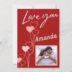 Minimalistic Happy Valentine's Day Card