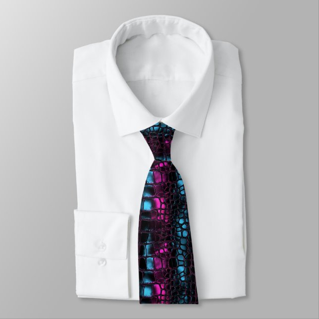 Minimalistic Housewarming Gift Ideas Safari Print  Tie (Tied)