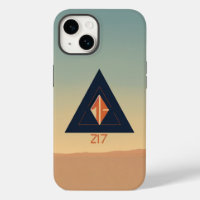 Minimalistic Indie Rock Band Logo iPhone Case