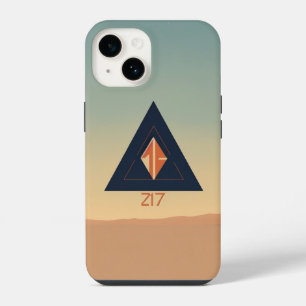 Minimalistic Indie Rock Band Logo iPhone Case