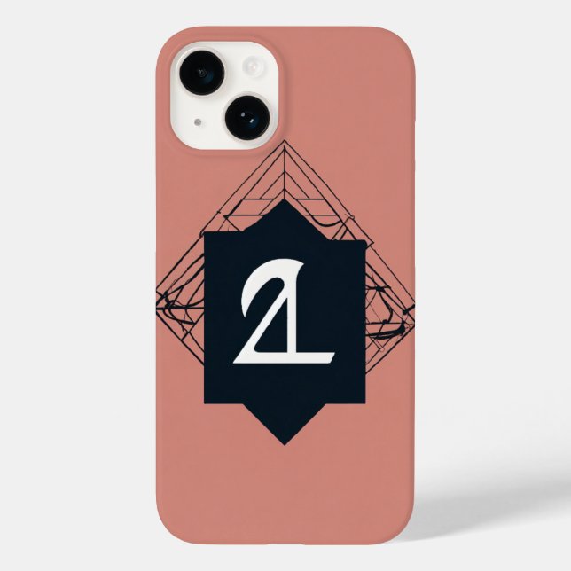 Minimalistic Indie Rock Band Logo iPhone Case  (Back)