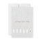 Minimalistic Light Grey Linen 6 Punch Loyalty