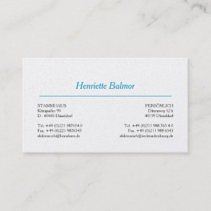 Minimalistic Logo Business Card