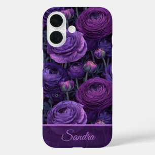 Minimalistic Maid Of Honour Gift Ranunculus Floral iPhone 16 Case