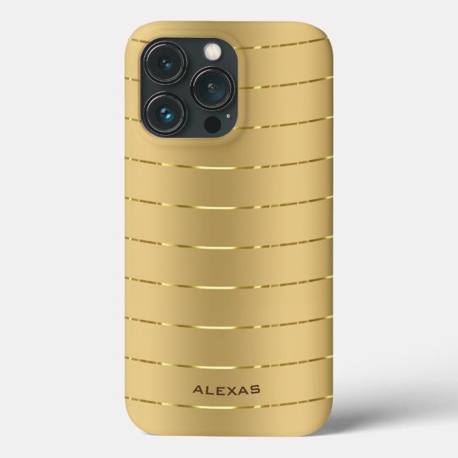 Minimalistic metallic gold background Case-Mate iP Case-Mate iPhone Case (Back)