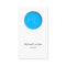 Minimalistic modern Business Card blue circle