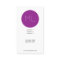 Minimalistic modern Business Card purple circle