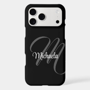 Minimalistic modern monogram initial name