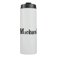 Minimalistic modern monogram name black grey