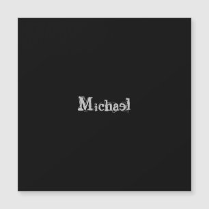 Minimalistic modern monogram name black white